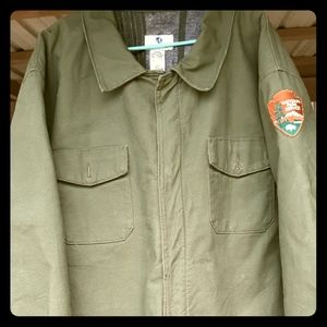 Mens Workwear National Parks Service Coat W/Patch